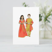 Aankondiging van interraciaal huwelijk (Staand voorkant)