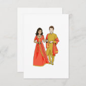 Aankondiging van interraciaal huwelijk (Voorkant / Achterkant)