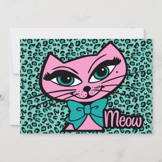 Aankondiging van Kat van laopard (Achterkant)