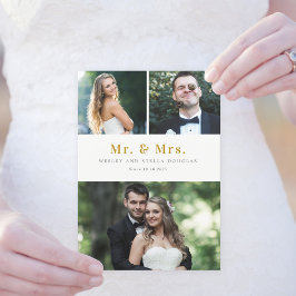 Aankondiging van kleurhuwelijk met onbewerkte coll