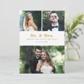 Aankondiging van kleurhuwelijk met onbewerkte coll (Staand voorkant)