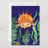 Aankondiging van kleurrijke visdag (Achterkant)