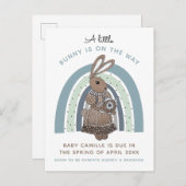 Aankondiging van konijnenzwangerschap (Voorkant / Achterkant)