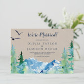 Aankondiging van Kraft Rocky Mountain Elopement (Staand voorkant)