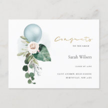 AANKONDIGING VAN KUSTBALLOON FLORAL AFSTUDEERDER