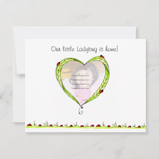 Aankondiging van Ladybug-adoptie (Voorkant)