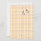 Aankondiging van Little Prince Photo Birth (Achterkant)