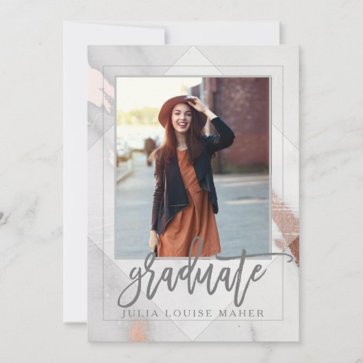 Aankondiging van MARBLE AND ROOS GOLD AFSTUDEREN (Voorkant)