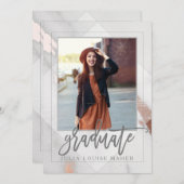 Aankondiging van MARBLE AND ROOS GOLD AFSTUDEREN (Voorkant / Achterkant)