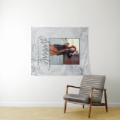 Aankondiging van MARBLE AND ROOS GOLD AFSTUDEREN Wandkleed (In Situ (horizontaal))