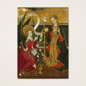 Aankondiging van Mary Memorare Katholieke Heilige (Voorkant)