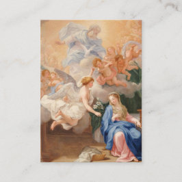 Aankondiging van Mary Memorare Prayer Heilige Kaar