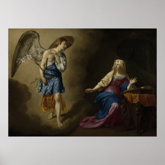 Aankondiging van Mary, Velde Poster (Voorkant)