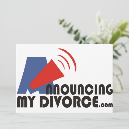 Aankondiging van mijn afscheidsuitnodigingen/aanko (Staand voorkant)