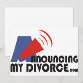 Aankondiging van mijn afscheidsuitnodigingen/aanko (Voorkant / Achterkant)