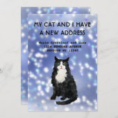 Aankondiging van mijn verhuizing met mijn kat (Voorkant / Achterkant)