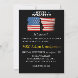 Aankondiging van militair pensioen