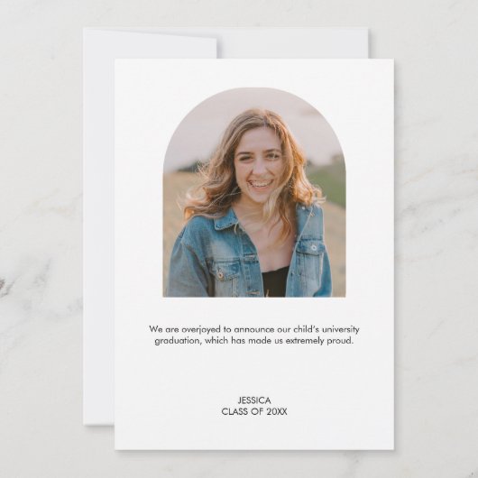 Aankondiging van modern Afstuderen FotoArch 2 (Achterkant)