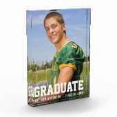 Aankondiging van modern Afstuderen Fotoblok (Links)