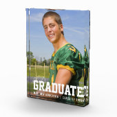 Aankondiging van modern Afstuderen Fotoblok (Rechts)