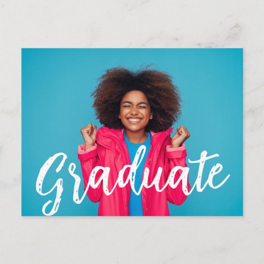 Aankondiging van modern Afstuderen voor script fot (Voorkant)