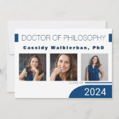 Aankondiging van modern blauw fotofototoestel Afst (Voorkant)