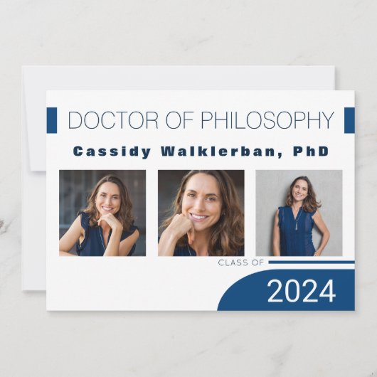 Aankondiging van modern blauw fotofototoestel Afst (Voorkant)