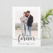 Aankondiging van modern Verloving voor script foto (Staand voorkant)