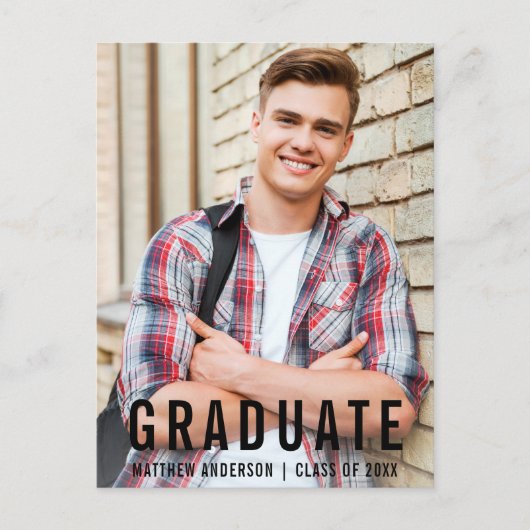 Aankondiging van moderne Afstuderen- (Voorkant)