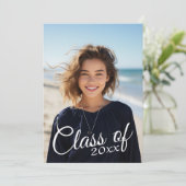 Aankondiging van moderne Afstuderen foto's en Part (Staand voorkant)