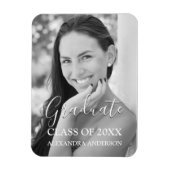 Aankondiging van moderne Afstuderen foto's Magneet (Verticaal)