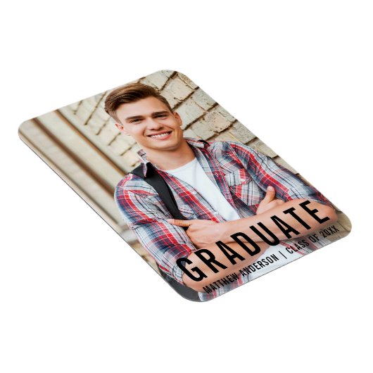 Aankondiging van moderne Afstuderen- Magneet (Rechterzijde)