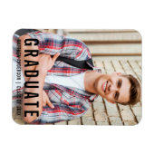 Aankondiging van moderne Afstuderen- Magneet (Horizontaal)