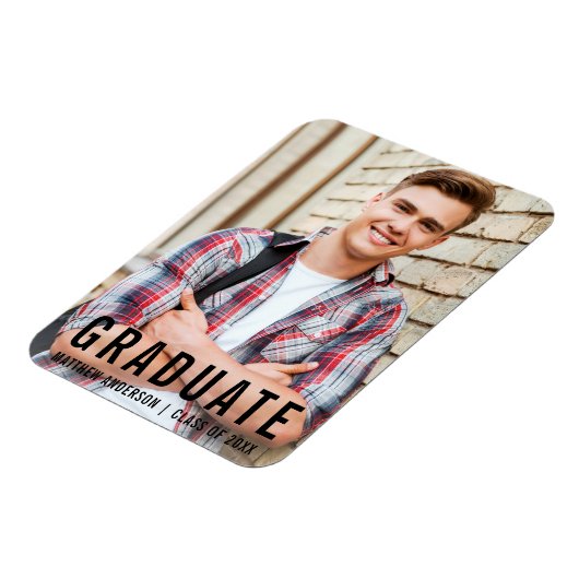 Aankondiging van moderne Afstuderen- Magneet (Linkerzijde)