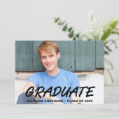 Aankondiging van moderne Afstuderen voor (Staand voorkant)