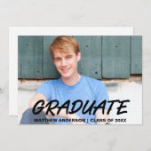 Aankondiging van moderne Afstuderen voor (Voorkant / Achterkant)