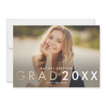 Aankondiging van moderne gemengde Afstuderen