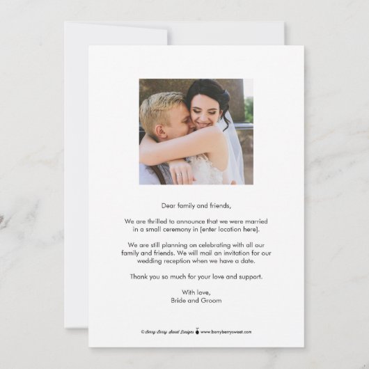 Aankondiging van moderne Initialen voor kleurhuwel (Achterkant)