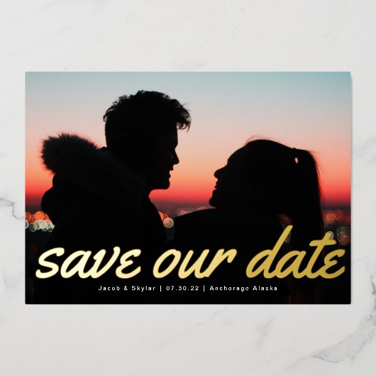 Aankondiging van moderne tekst multi-foto's (Voorkant)