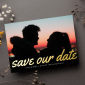 Aankondiging van moderne tekst multi-foto's