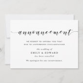 Aankondiging van moderne uitzending van weddenscha (Voorkant)