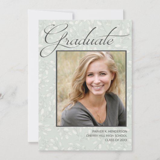 Aankondiging van moderner Afstuderen fotografie (Voorkant)