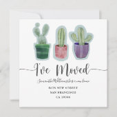 Aankondiging van Moving Home Kraft Cactus (Voorkant)