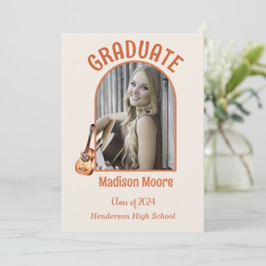 Aankondiging van Music Major Afstuderen (Staand voorkant)