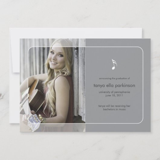 Aankondiging van Music Major Afstuderen (Voorkant)