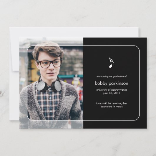 Aankondiging van Music Major Afstuderen (Voorkant)