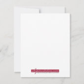 Aankondiging van New Baby Boy Photo Flat (Achterkant)