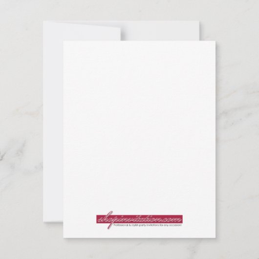 Aankondiging van New Baby Boy Photo Flat (Achterkant)