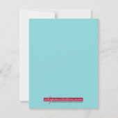 Aankondiging van New Baby Boy Photo Flat (Achterkant)