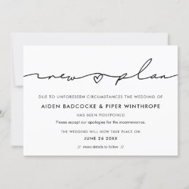 Aankondiging van nieuwe datum en plannen voor een 